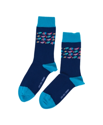 School of Fish Sock Unisex Men Women Socks 1 or 3 pairs