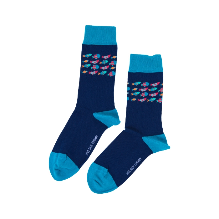 School of Fish Sock Unisex Herren Damen Socken 1 oder 3 Paar