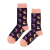 Purple Chameleon Sock Unisex Men Women Socks 1 or 3 pairs