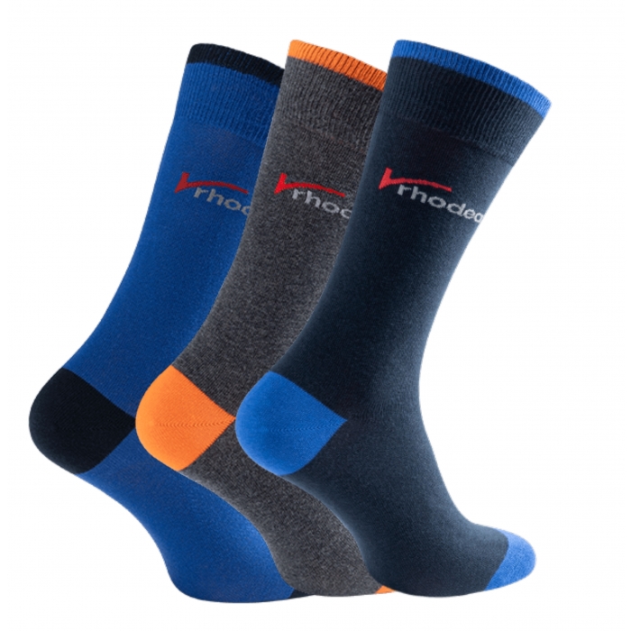 Rhodea Basic Socks Unisex Herren Damen Socken Bio-Baumwolle 2 oder 6 Paar STYLE RH-21