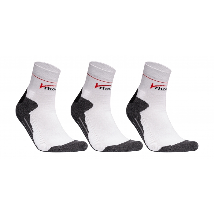 Rhodea Sport Socken Laufsocken Unisex Herren Damen Bio-Baumwolle 1 oder 3 Paar STYLE RH-32