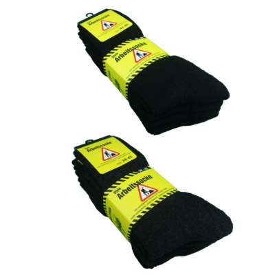 Work socks black men's tennis comfort socks cotton blend 5 pairs