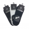 Roy Robson Marken Qualität Herren Footies Füßlinge Sneaker Socken mit Silikonpad 3 Paar