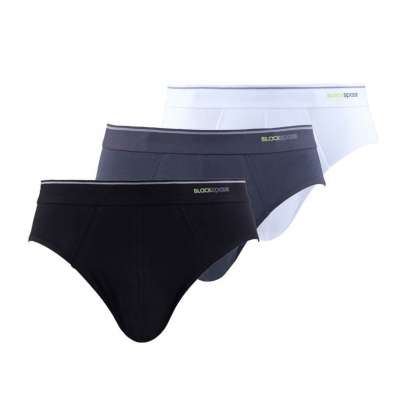 Blackspade Marken Qualität 3er Pack Herren Unterhosen Slip Tender Cotton Mehrfarbig 9672