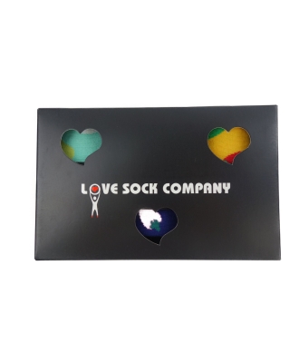 Love Sock Sets Avocado Strawbery Yellow Hot Chili Gift Box