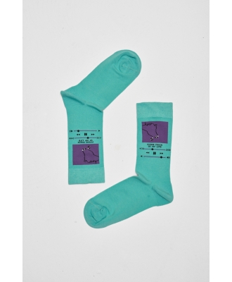 Blue K-POP Music Player Socken