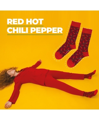 Red Hot Chili Pepper Sock Unisex Men Women Socks 1 or 3 pairs-img