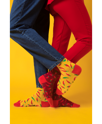 Red Hot Chili Pepper Sock Unisex Men Women Socks 1 or 3 pairs-img