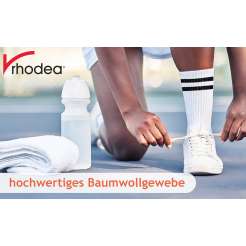 Rhodea Tennissocke weiß - für jede Sportart 3 Paar Herrensocken-img