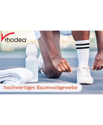 Rhodea Tennissocke weiß - für jede Sportart 3 Paar Herrensocken-img