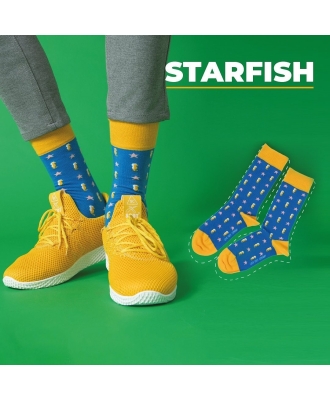 Starfish Sock Unisex Men Women Socks 1 or 3 pairs-img