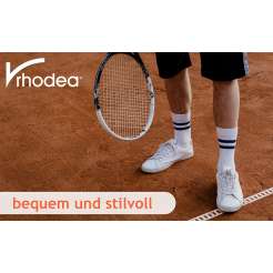 Rhodea Tennissocke weiß - für jede Sportart 3 Paar Herrensocken-img