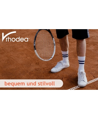 Rhodea Tennissocke weiß - für jede Sportart 3 Paar Herrensocken-img