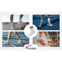 Rhodea Tennissocke weiß - für jede Sportart 3 Paar Herrensocken-img