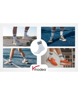 Rhodea Tennissocke weiß - für jede Sportart 3 Paar Herrensocken-img