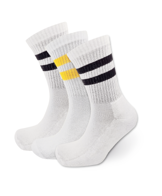 Rhodea Tennissocke weiß - für jede Sportart 3 Paar Herrensocken