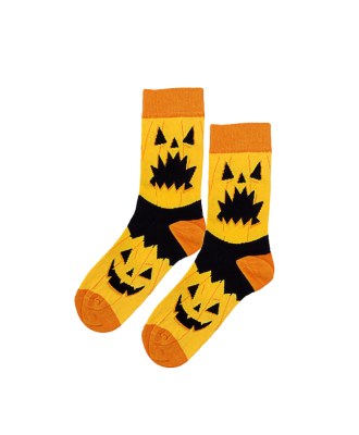 Halloween Kürbis Socke