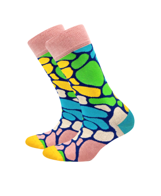 Rainbow Giraffe Socke