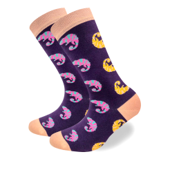 Purple Chameleon Socke-img