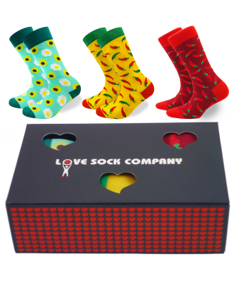 Love Sock Sets Geschenkbox: Veggies