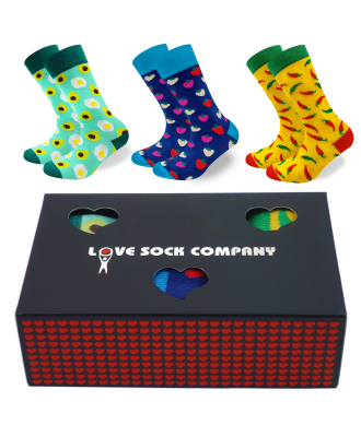 Love Sock Sets Geschenkbox: Superfood