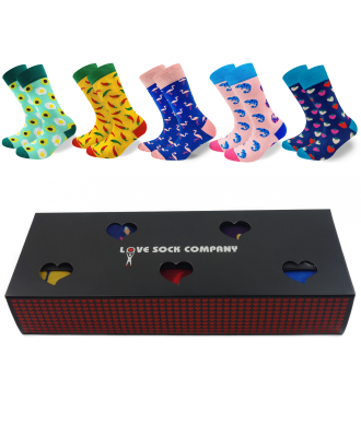 Love Socks Giftbox: 5 in 1