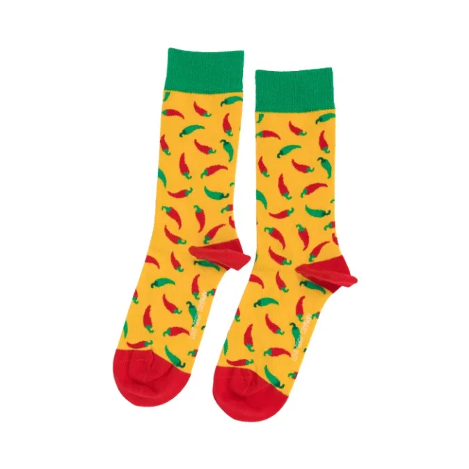 Love Sock Sets Avocado Yellow Red Hot Chili Pepper Gift Box-81