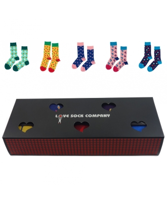 Love Socks Giftbox: 5 in 1