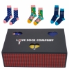 Love Sock Sets Geschenkbox Socks Flamingo Giraffe School of Fisch